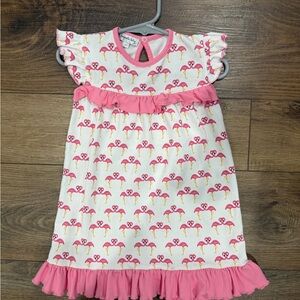 Magnolia Baby Flamingo Print Dress